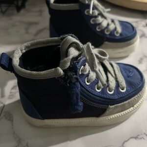 Toddler 6 Billy sneakers zip up blue
